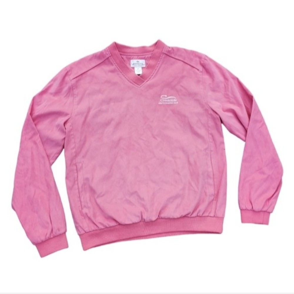Pink Antigua Golf Sweatshirt